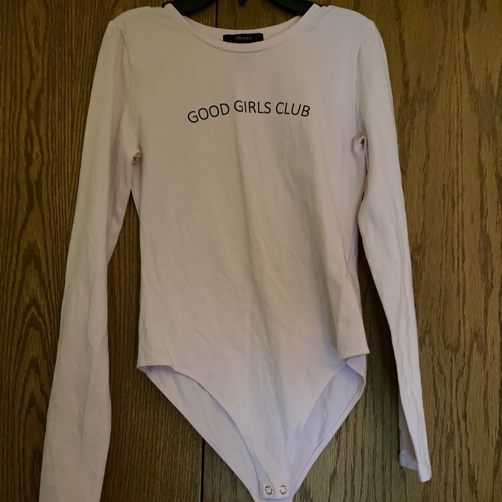 Long sleeve body suit